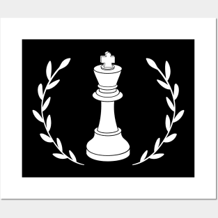 Chess King Piece Game Cool Dad Nerd Player Lover Posters and Art